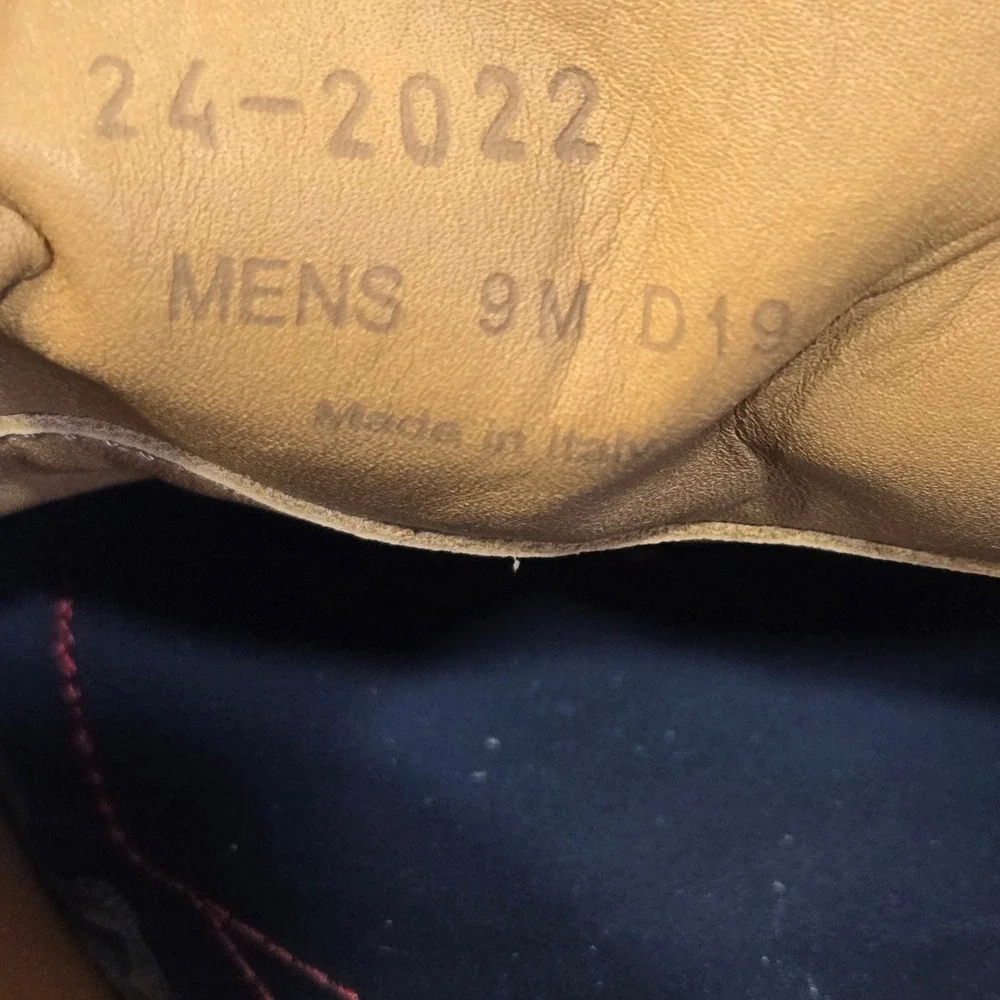 Johnston & Murphy Collection Penny Loafers Mens 9M Tan Suede Slip On Italy